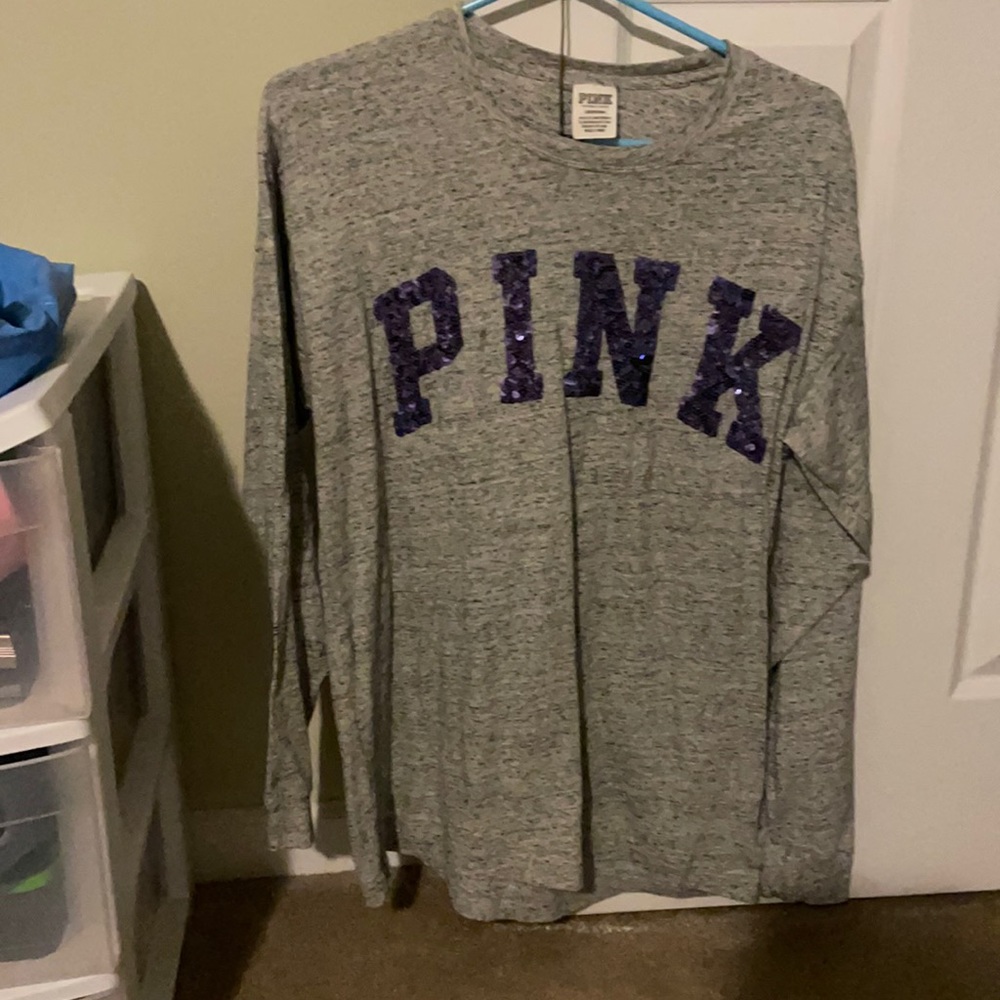 Pink brand long sleeve size L